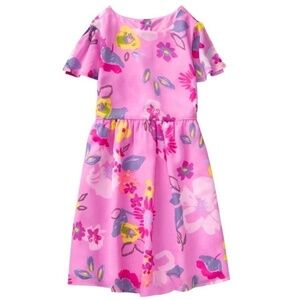 GIRLS FLORAL DRESS NWT SIZE 8 CRAZY 8 purple Easter 2025 flowers‎ lavender